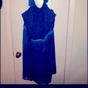 Blue Horizon Halter dress
